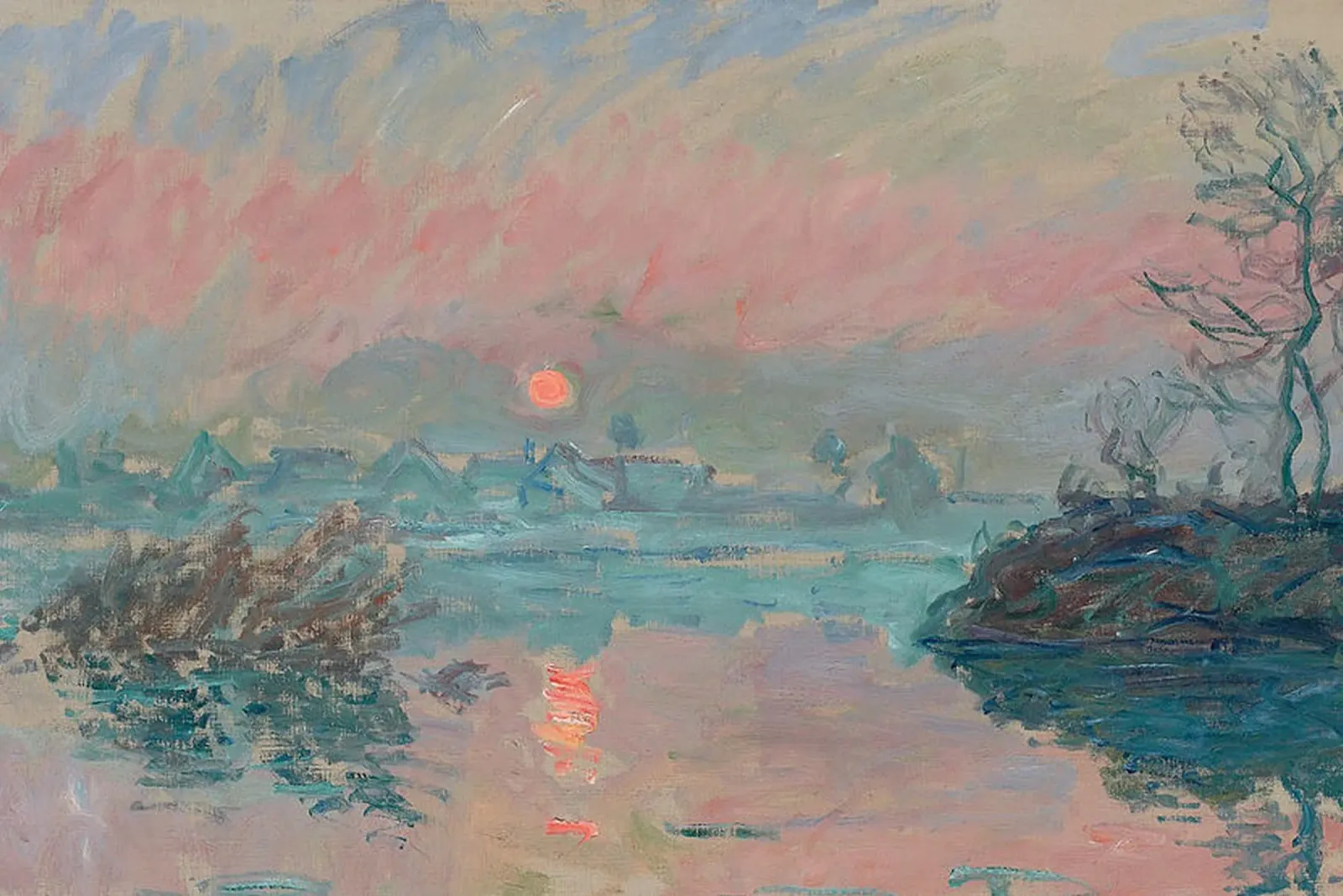 Tramonto a Lavacourt carta hahnemühle da RodneyArt