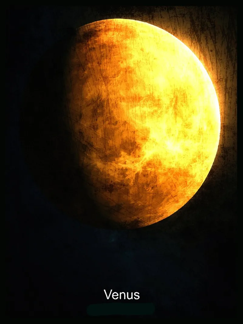 Vénus Planète Dans le système solaire hahnemühle de Ashley Studio