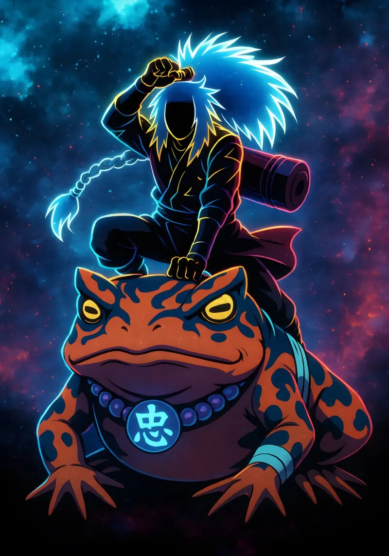 Soul Of Jiraiya pellicola backlit da DGSoulheroes
