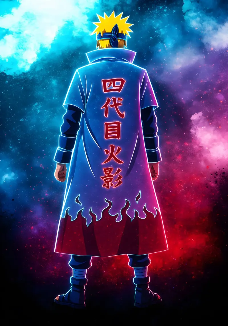 Soul Of Minato Namikaze Hahnemühle von DGSoulheroes