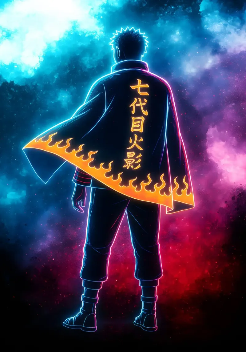 Soul Of Narto Uzumaki pellicola backlit da DGSoulheroes