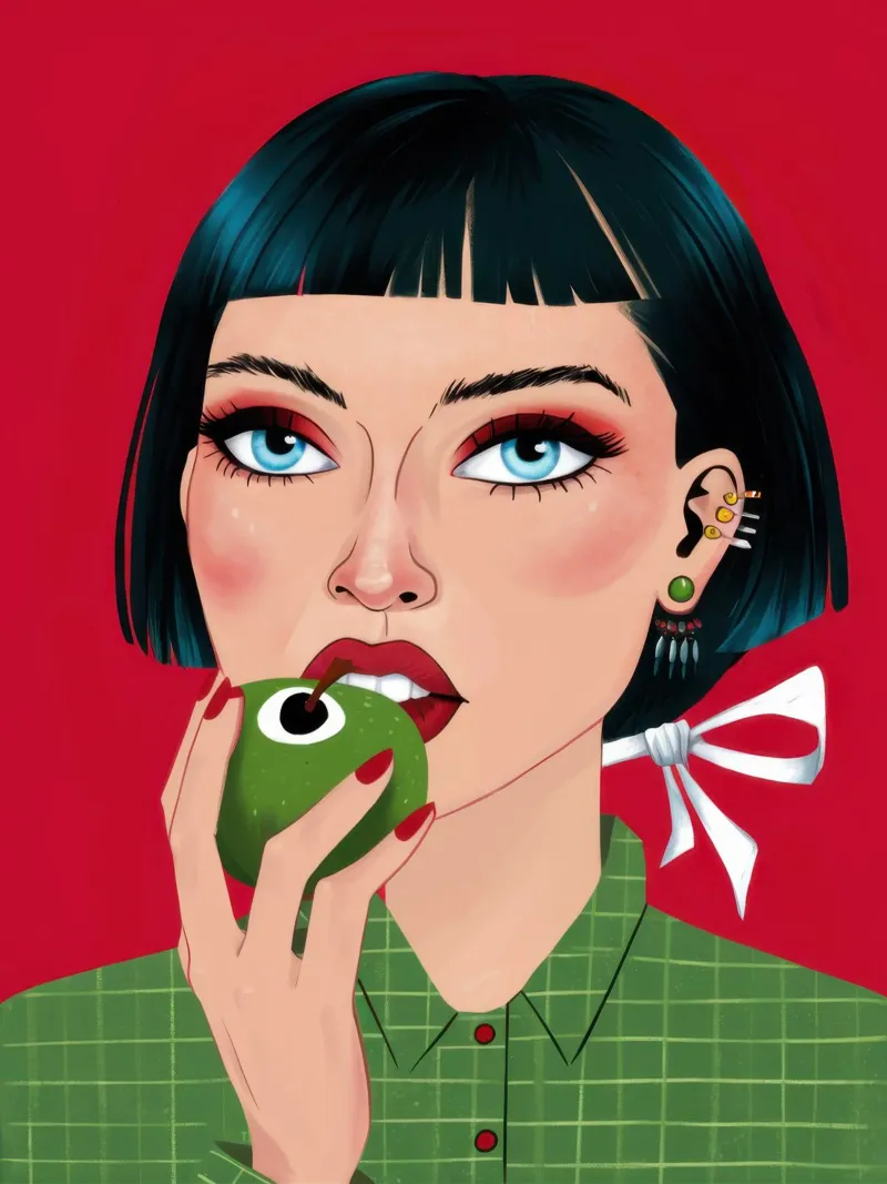 Sguardo sul frutto proibito poster da Frosh Pallete