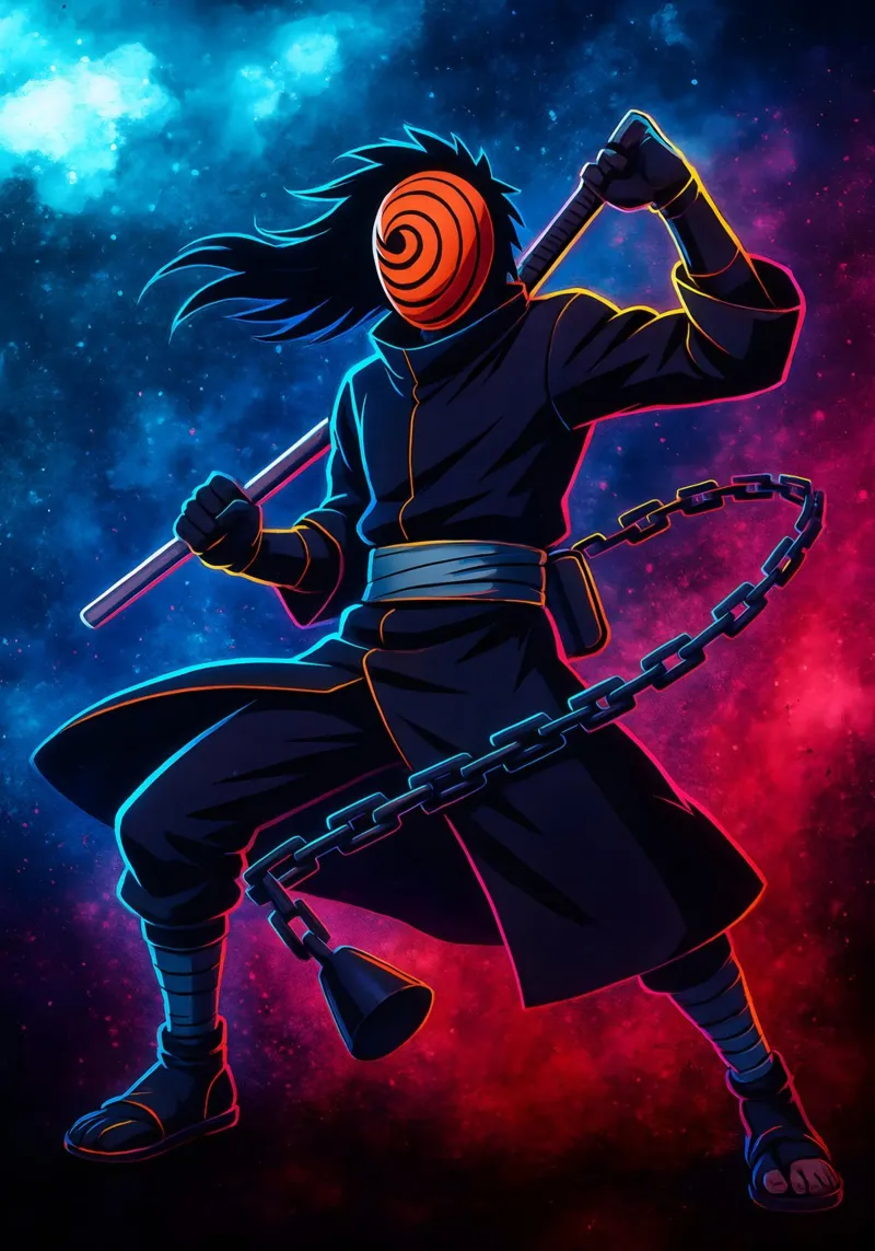 Soul Of Obito Uchiha pellicola backlit da DGSoulheroes