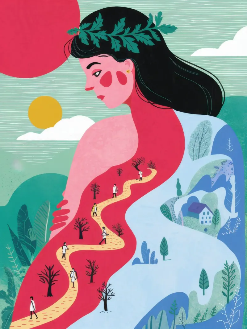 Dea della natura poster da Frosh Pallete