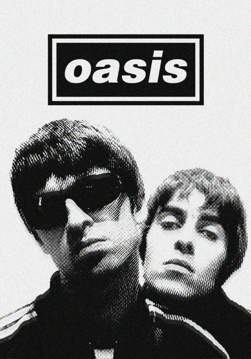 Oasis dal vivo sotto le stelle poster da rendikeep