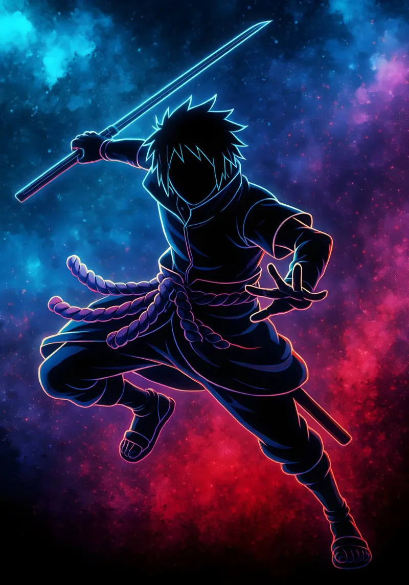 Soul Of sasuke pellicola backlit da DGSoulheroes