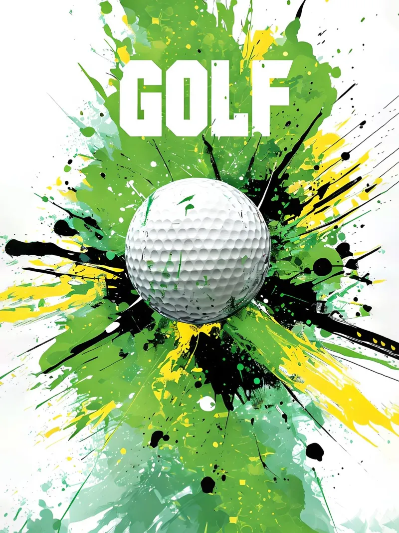 Golf acrylic glass by 🥝 KIWI STORE