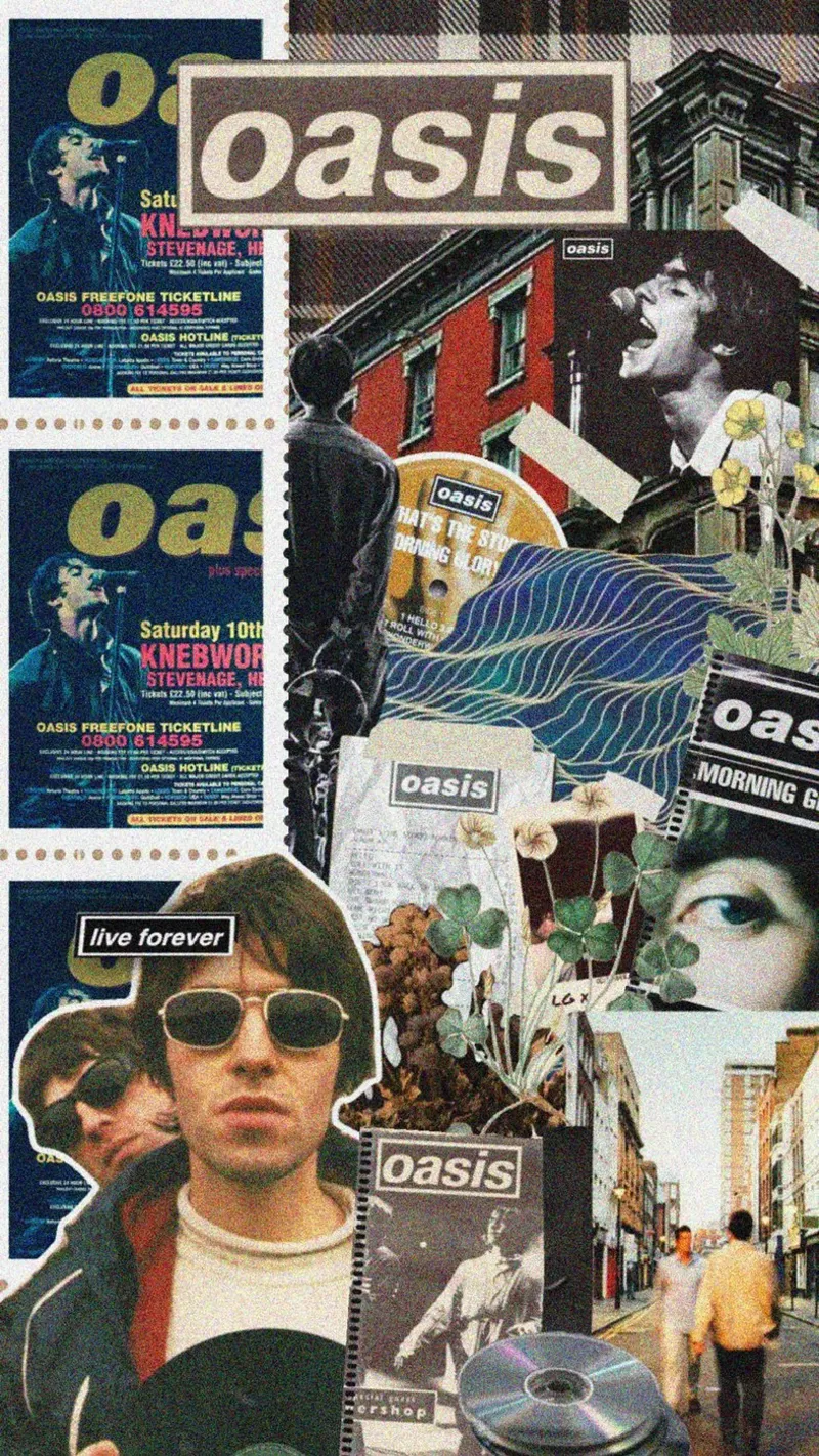 Spettacolo Oasis After Dark poster con telaio in alluminio da rendikeep