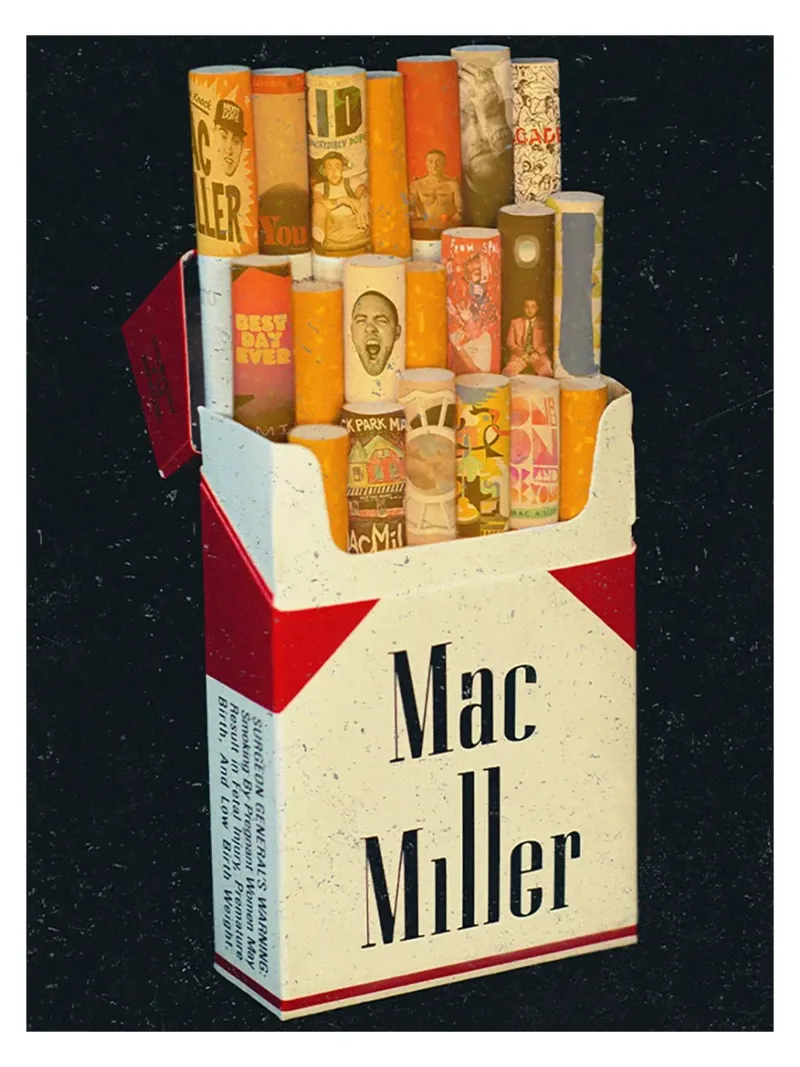 Sigaretta Mac Miller pellicola backlit da softseilish