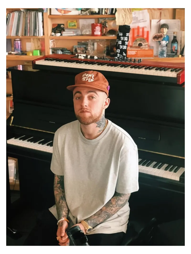 Mac Miller Portrait Piano Style Hahnemühle von softseilish