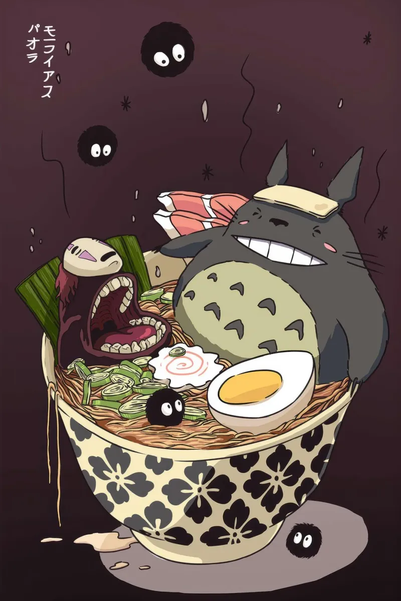 Ciotola Totoro pellicola backlit da NImenims