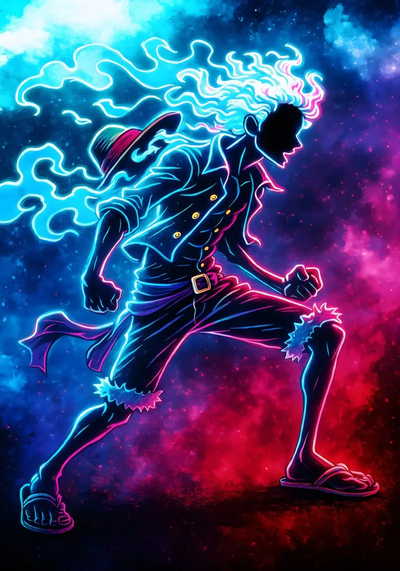 Soul Of One piece Monkey D. Luffy pellicola backlit da DGSoulheroes