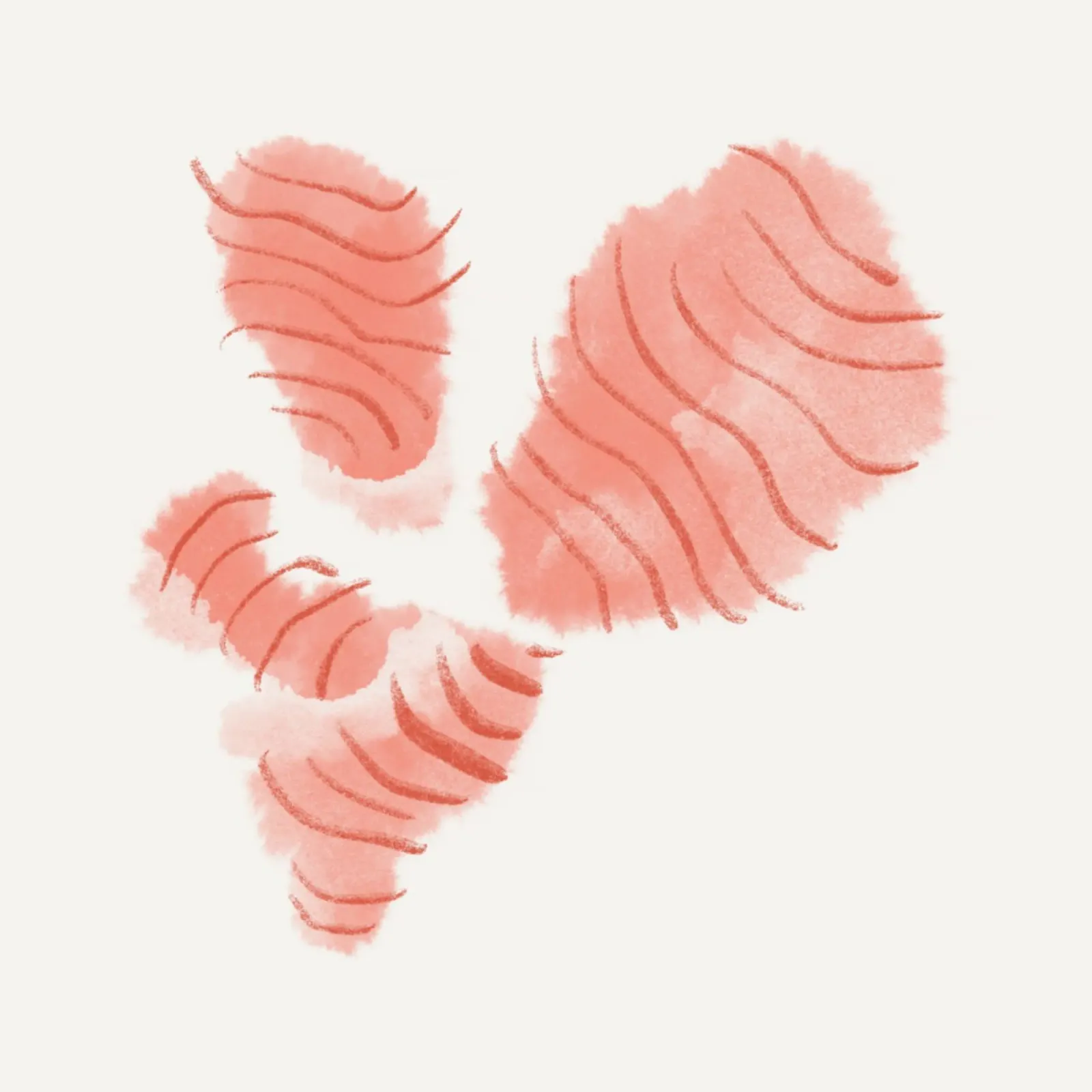 Sea Study No 15 (Square) tela con Cornice a cassetta da treechild