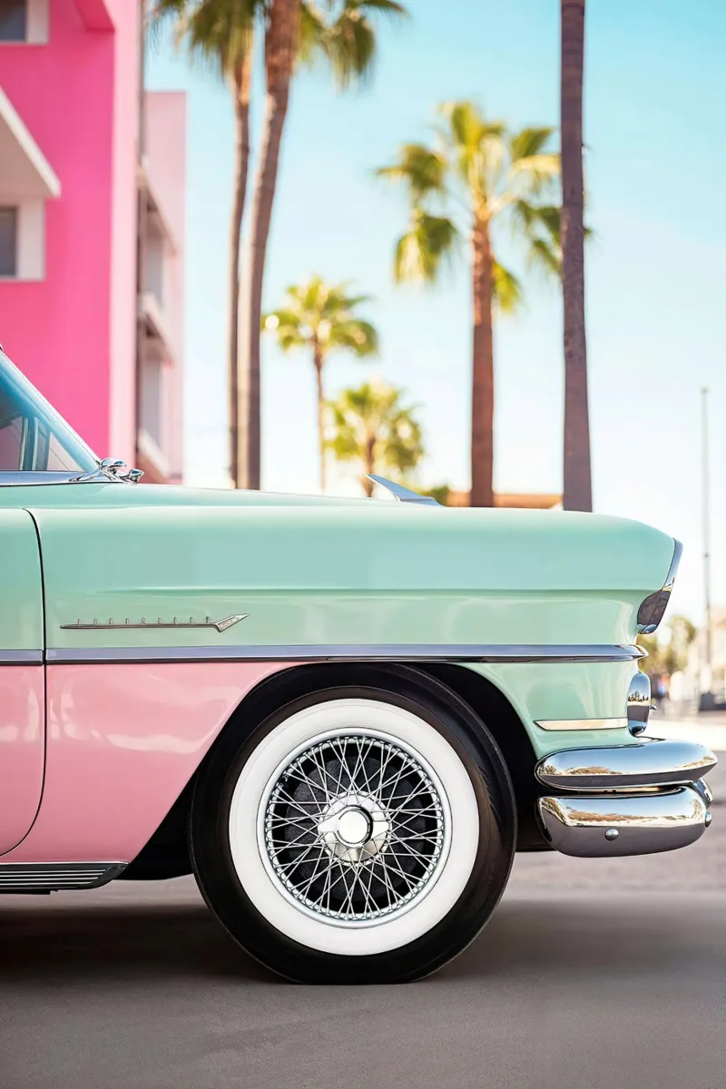 LA Retro Car backlit film by robertmotoiart