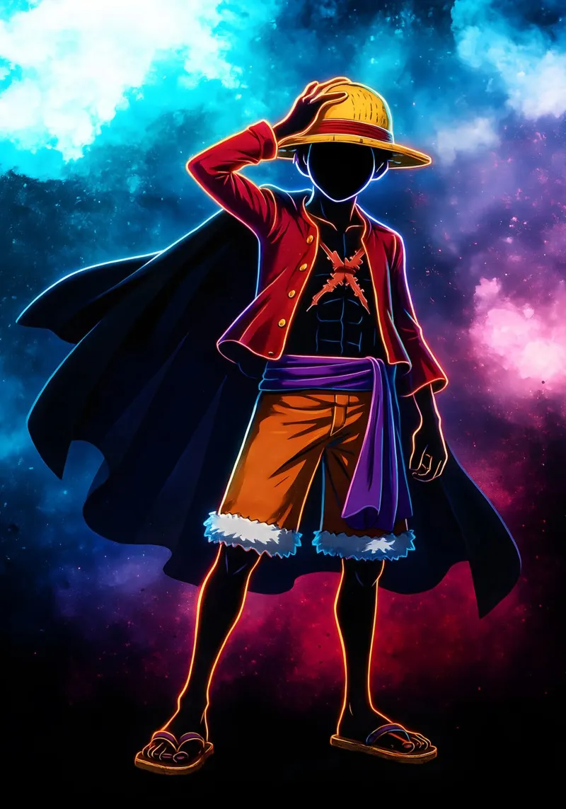 Soul Of One piece Monkey D. Luffy pellicola backlit da DGSoulheroes