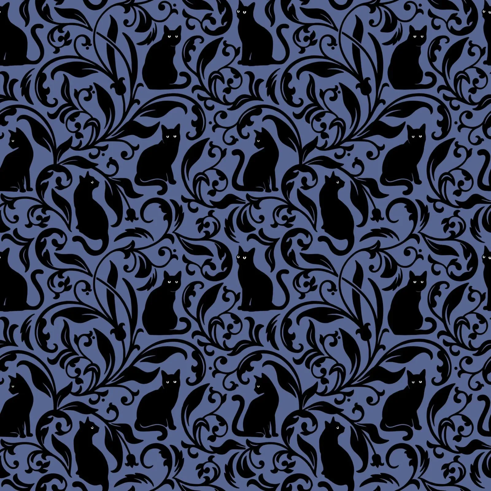 Black Cats canvas by Vivi Nicolin