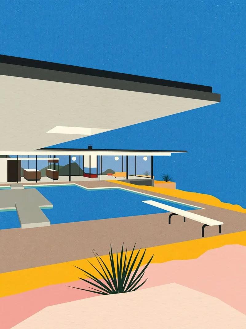 LA Steel House hahnemühle by lawrencearmstron