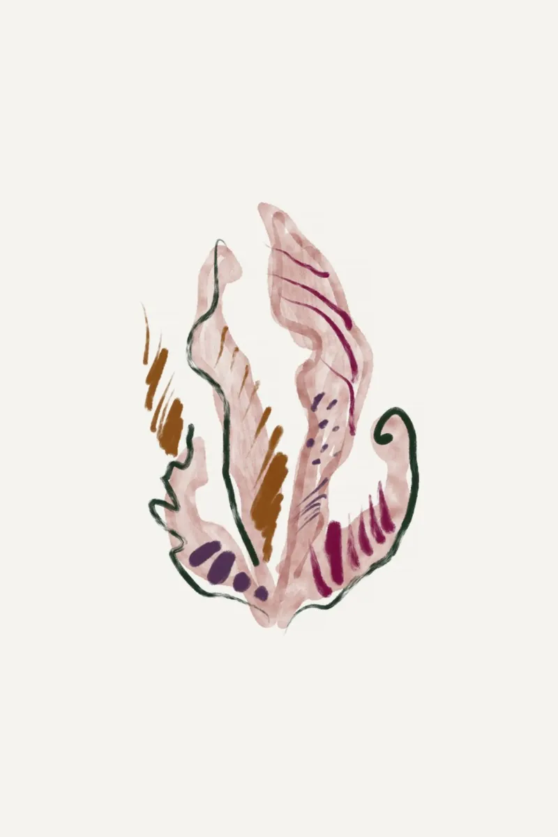 Sea Study No 27 tela con Cornice a cassetta da treechild