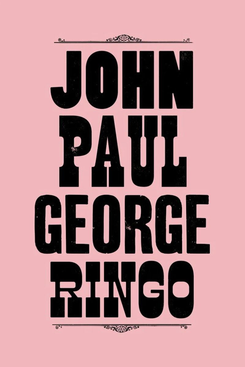 JOHN PAUL GEORGE & RINGO pellicola backlit da The Indoor Type