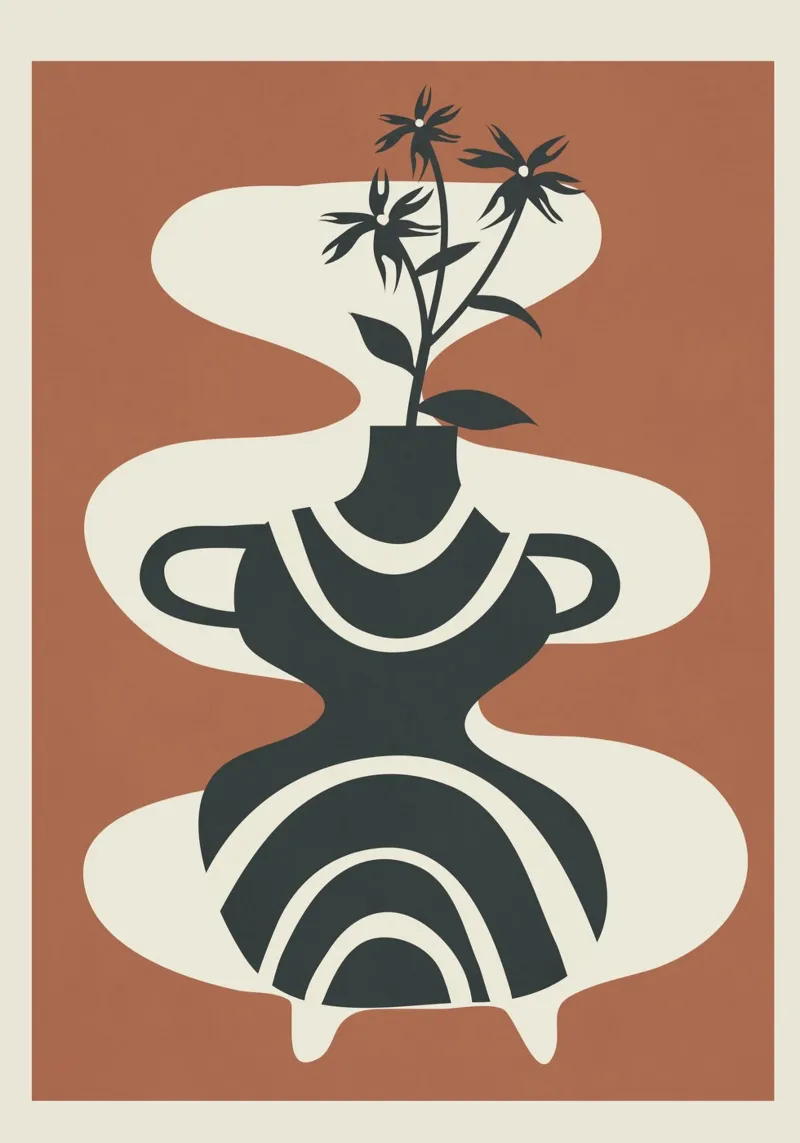Vase of Tranquility 7 carta hahnemühle da Nadjaa