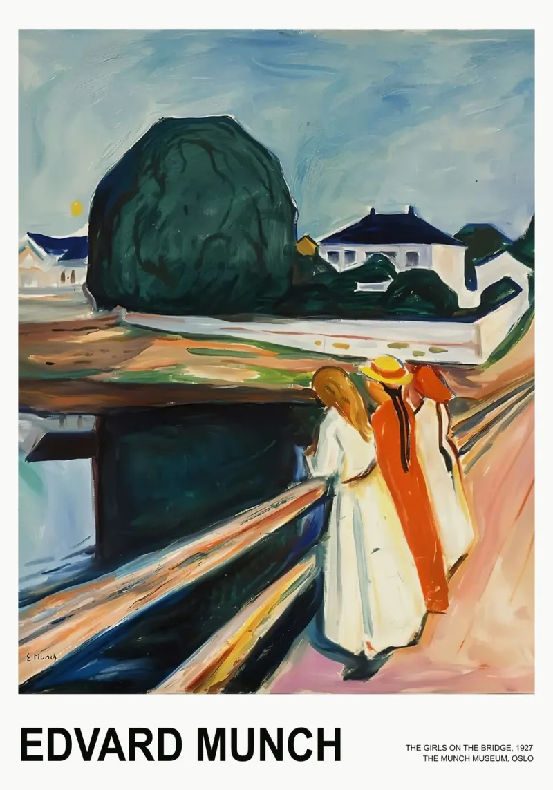 Le ragazze sul ponte 1927 pellicola backlit da Rick Sheld