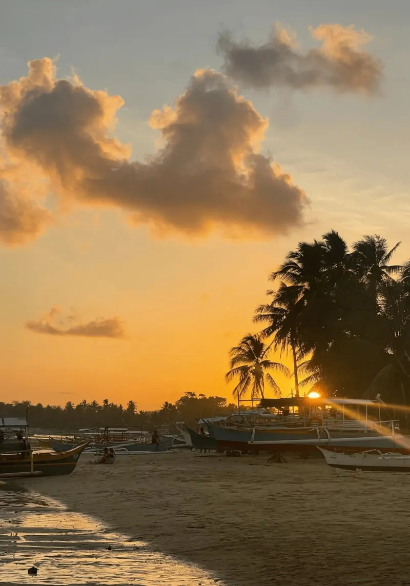 Golden Hour – Tropical Sunset @ Siargao, Philippines hahnemühle by Roamance Studio