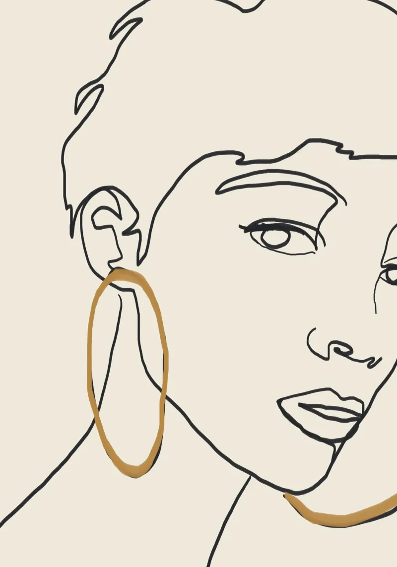 Lei in linea carta hahnemühle da LeaDArt