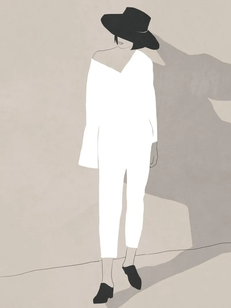 Minimal mood canvas by LeaDArt