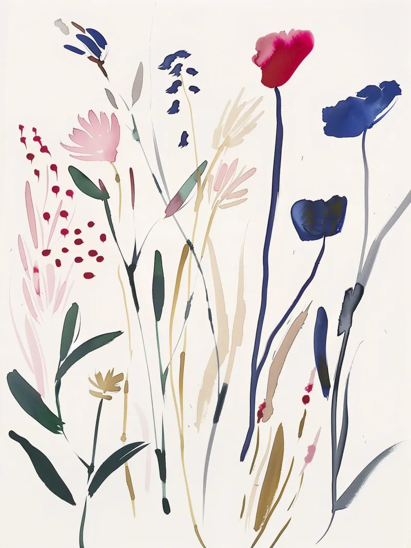 Disposizione selvaggia carta hahnemühle da Sophia Calder Studio