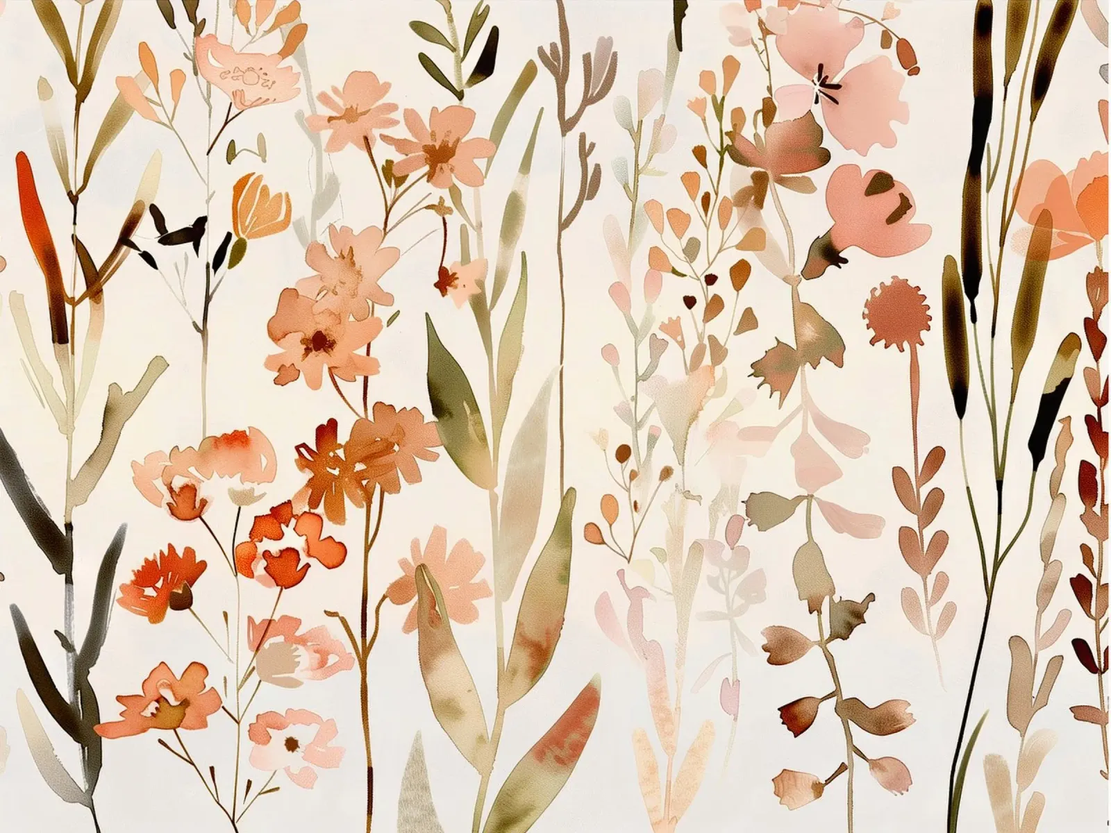 Terracotta Meadow carta hahnemühle da Sophia Calder Studio