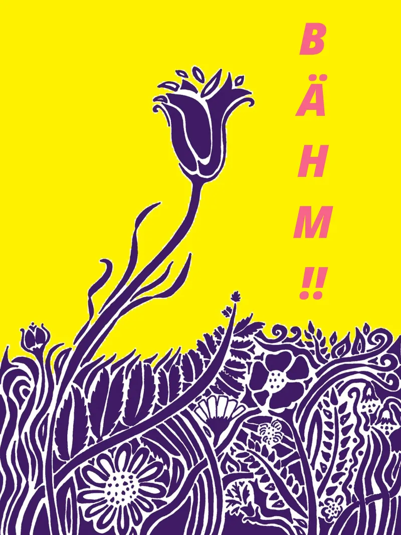 BÄHM!! - Thinking Flowers alu-dibond by PaperLine Art