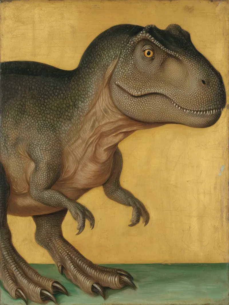 T-Rex Monsters & Dinosaurs Wall Art – Creative Poster hahnemühle by Kaji