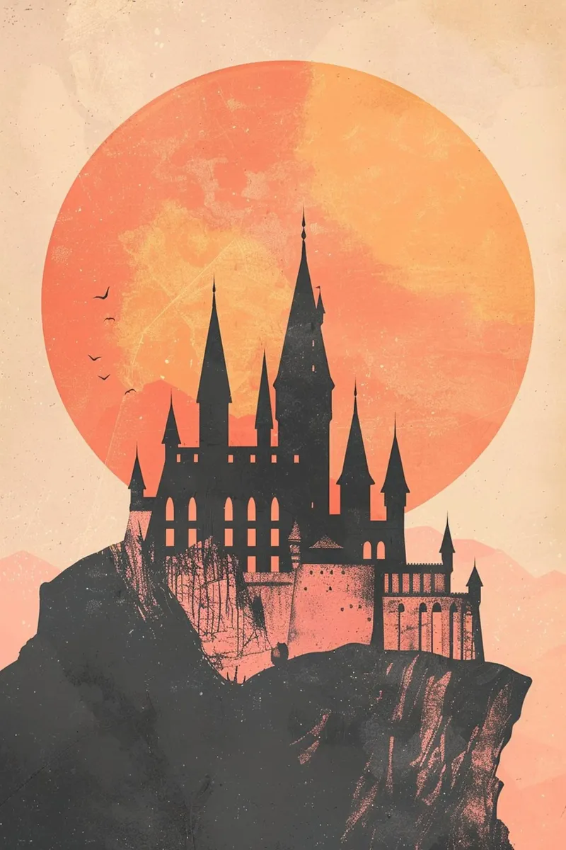 Sunset Citadel carta hahnemühle da michi