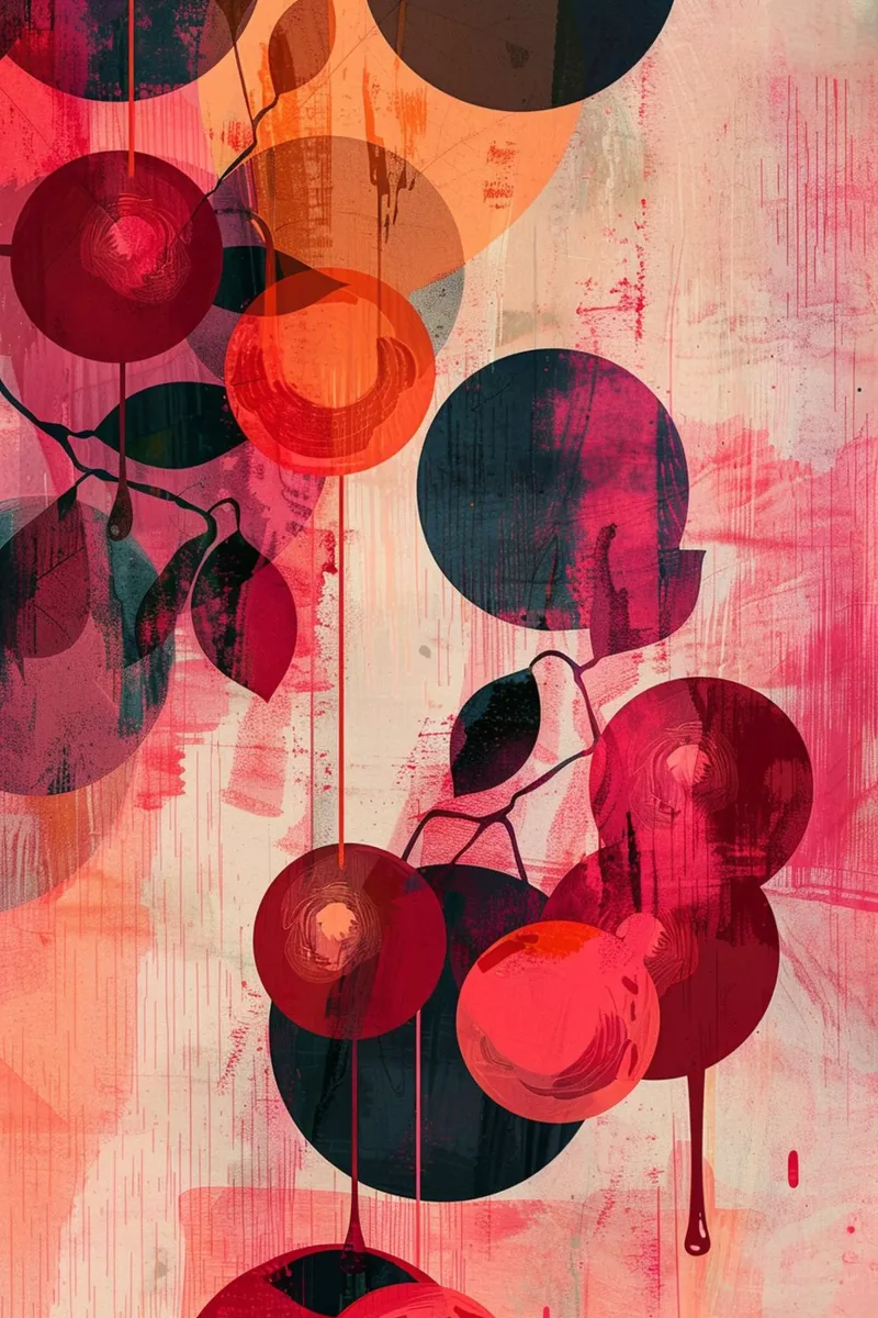 Cherry Drift alu-dibond by Mosaic Dialogue