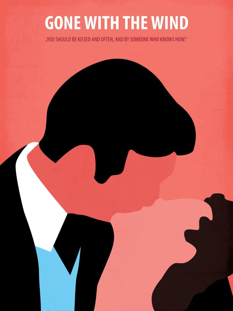 Gone With The Wind poster by Fräulein Fisher