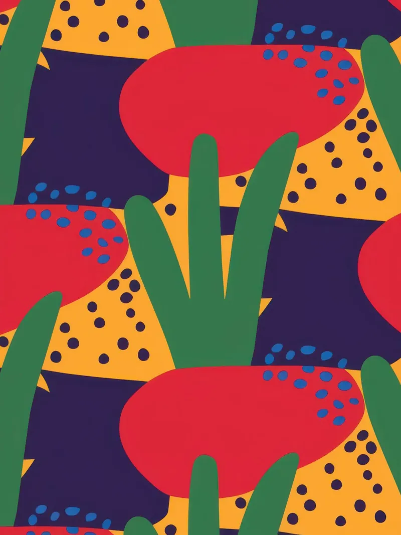 Modello Bestia Rossa poster con telaio in plastica da Thistle Bloom