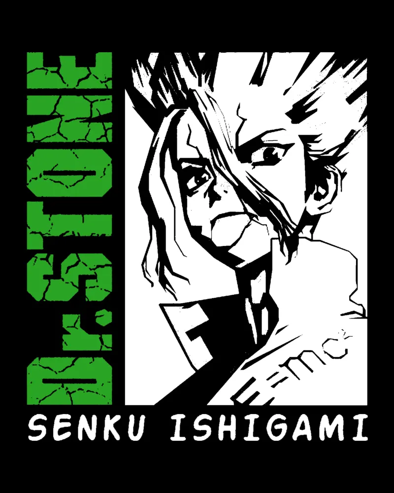 Dr. Stone Season 3 V4 hahnemühle by https://www.juniqe.com/uk/shop/Henndraws