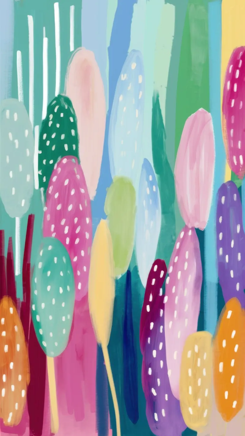 Impressionist Color Strokes canvas by Frosh Pallete