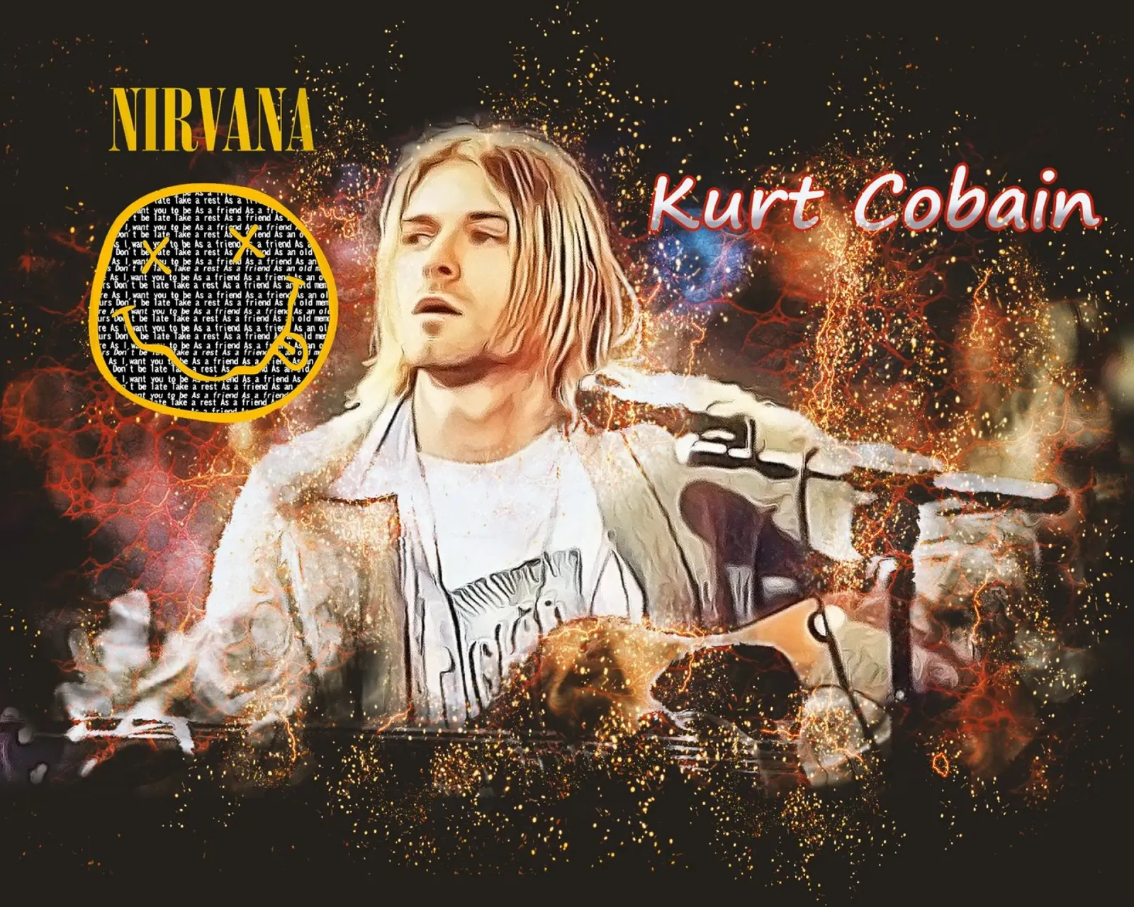 Kurt Cobain: The Fragile Icon Who Changed Music Forever hahnemühle by Abasa Inaraya