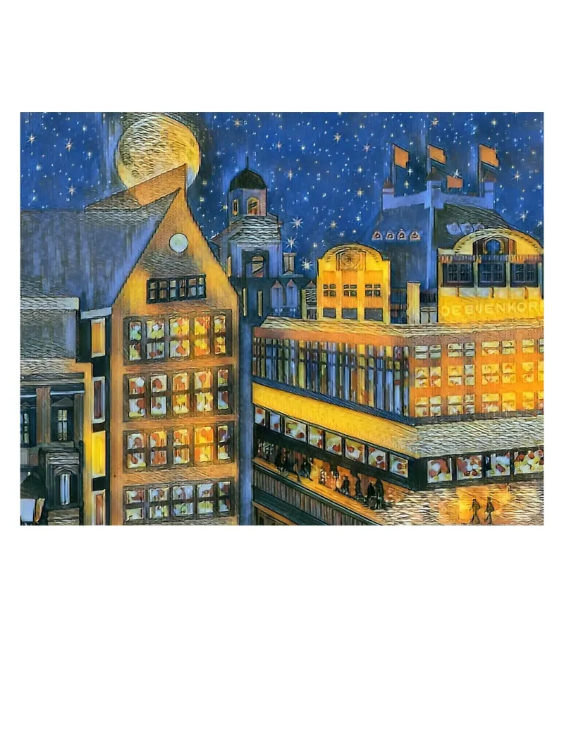 Una notte ad Amsterdam carta hahnemühle da ART BEST