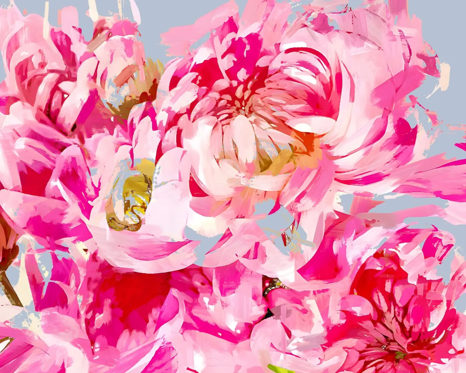 Wild Pink Peonies backlit film by 83oranges