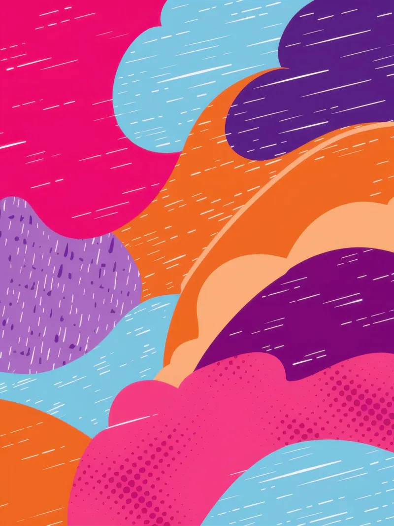 Wavy Abstract Pattern canvas by Obs Canvas