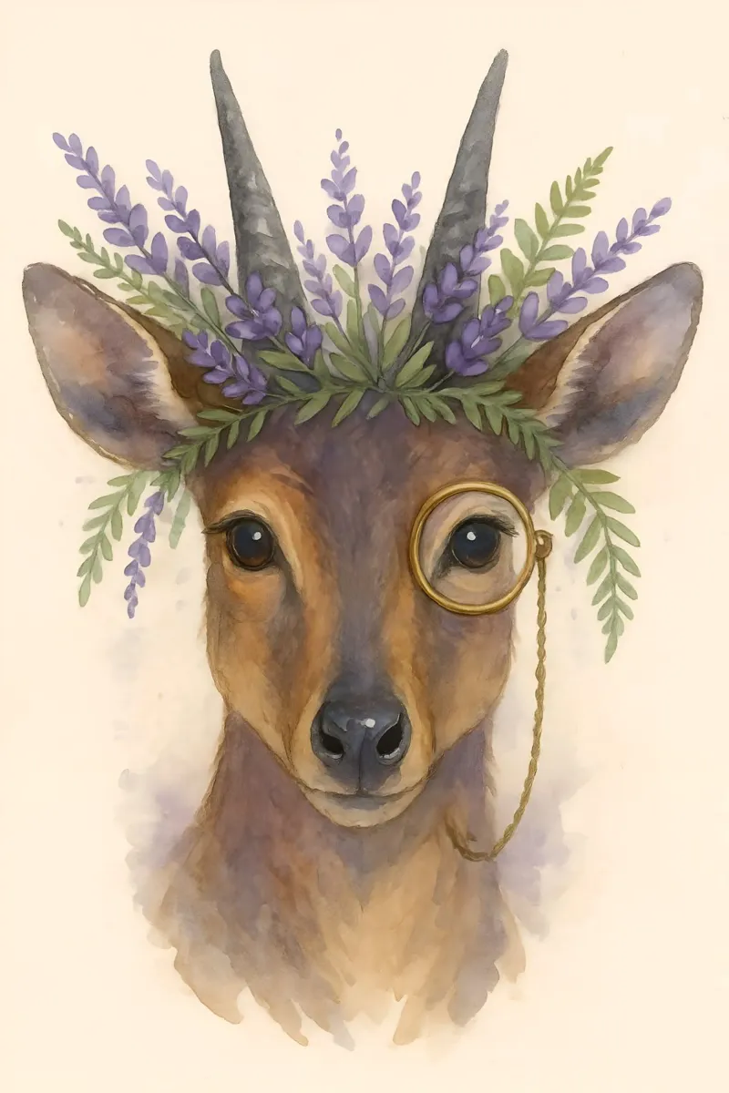 Lavender Grace : La douce érudite poster de Graceful Desine