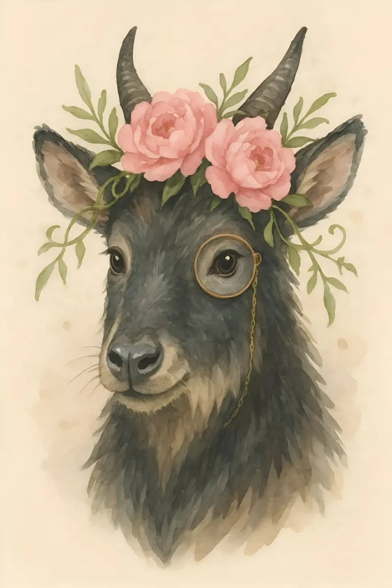 Midnight Bloom: The Gentle Aristocrat alu-dibond by Graceful Desine