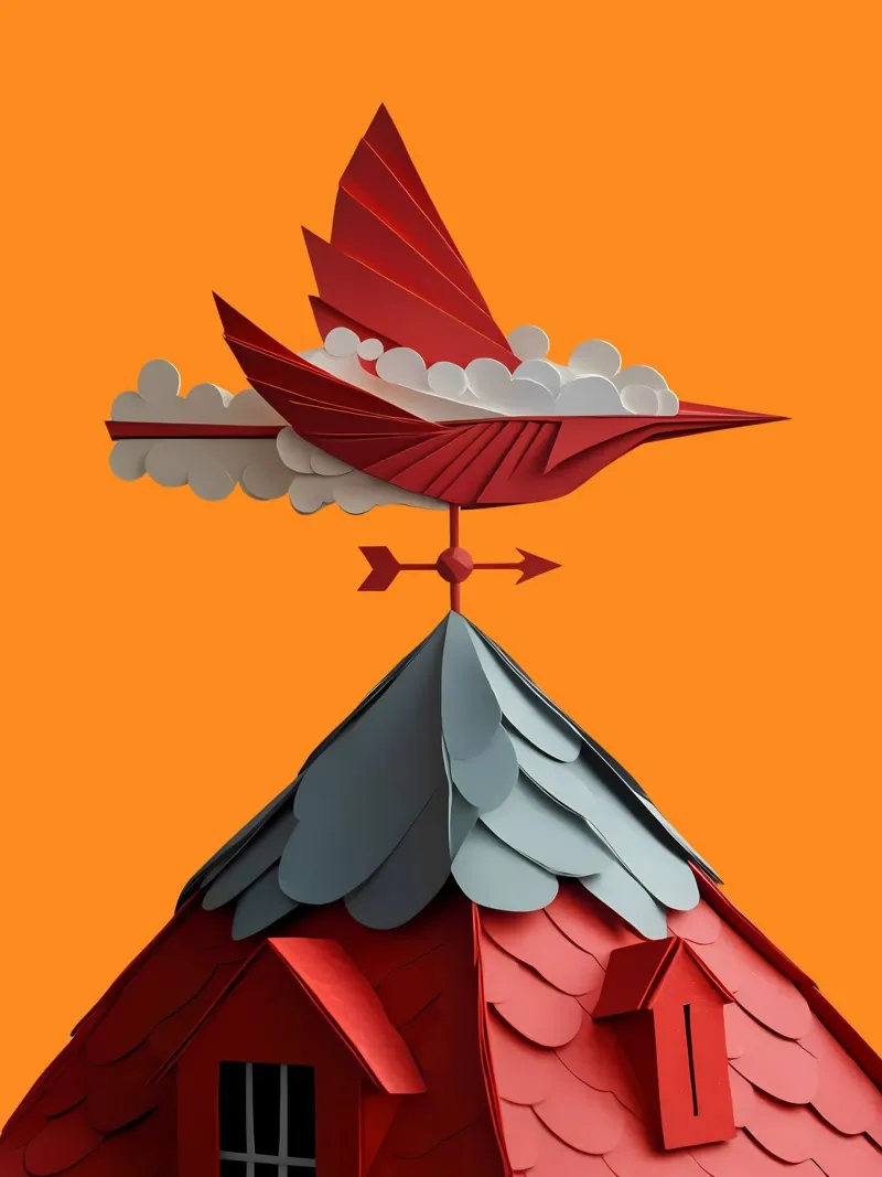 banderuola Papercut Art poster da Papercut Gallery
