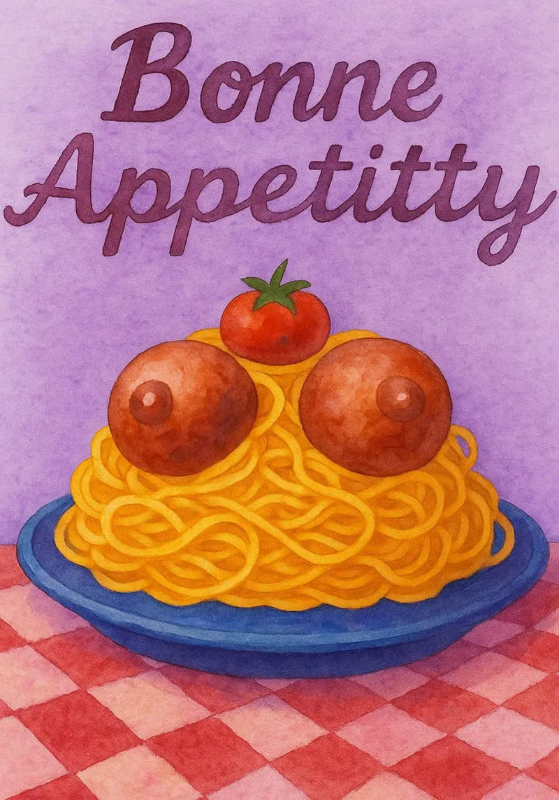 bonne apetitty arte pittura poster da Mutiaram