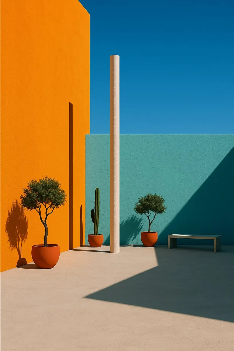 Bold Geometry - Intensive Farben und perfekte Balance Hahnemühle von Affiches Minimalistes