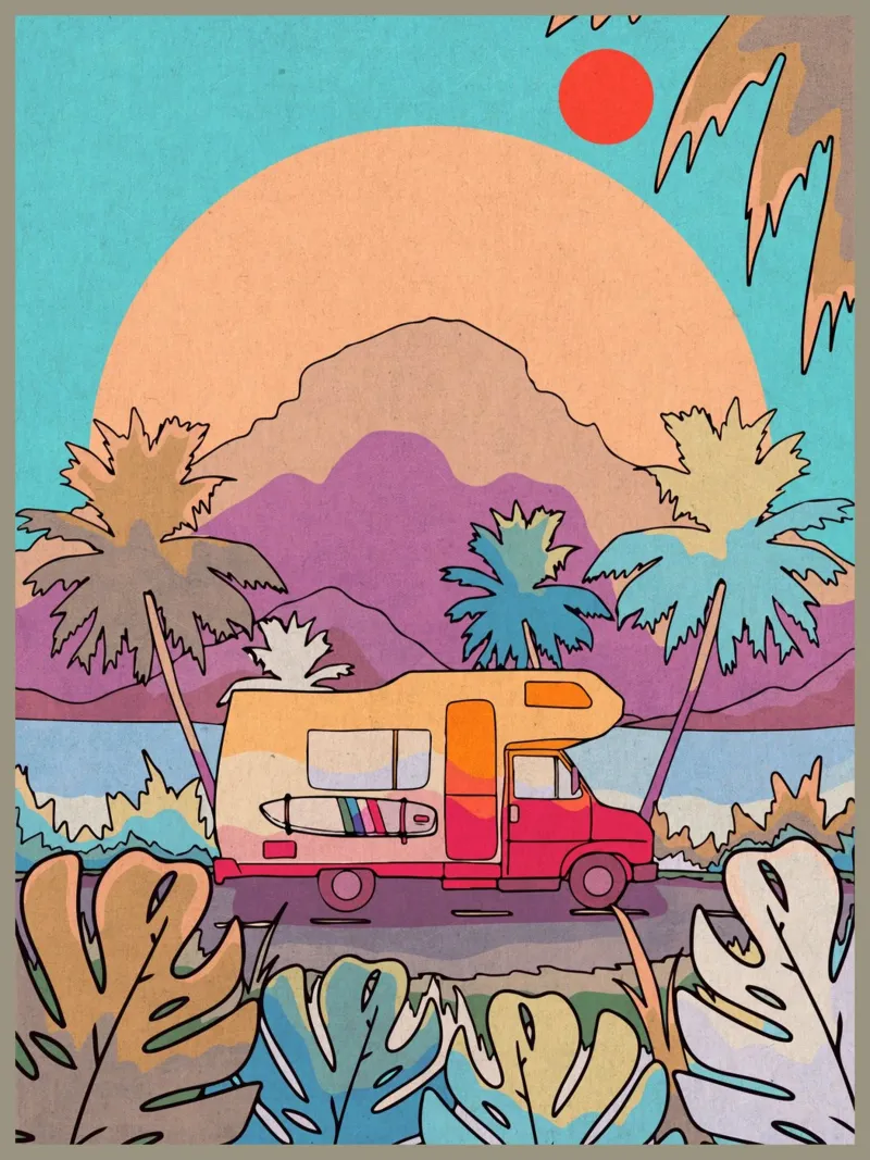 Viaggi in camper plexiglass da Ashley Studio