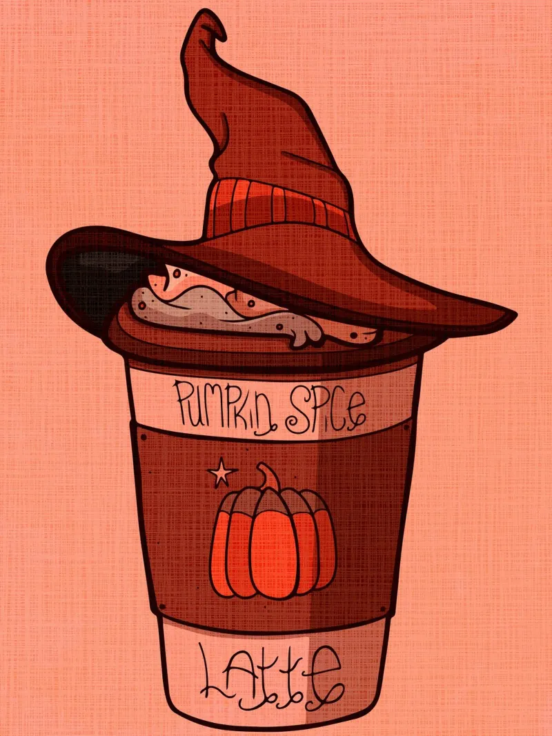 Strega della zucca alluminio dibond da GaryStudio