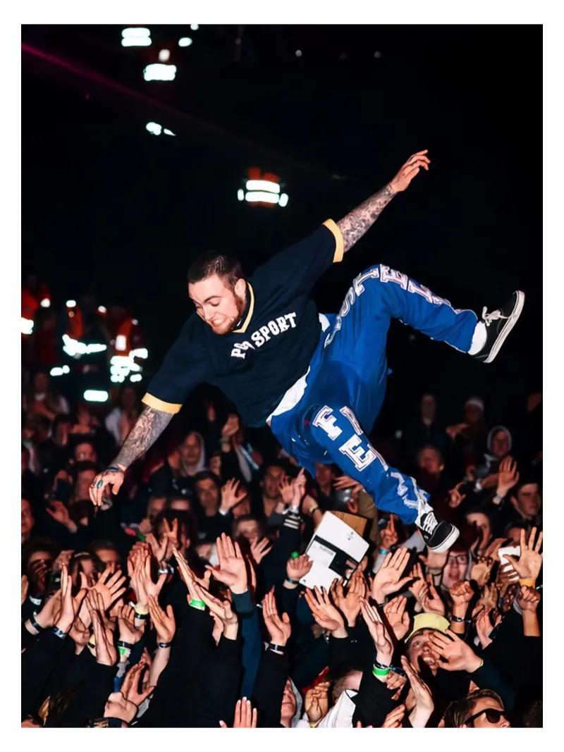 Concerto di salto in alto Mac Miller carta hahnemühle da softseilish